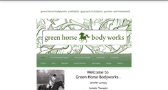 Desktop Screenshot of greenhorsebodyworks.com
